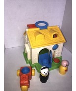 Vintage Fisher Price 136 Discovery Cottage Jumbo Chunky Little People Ho... - $753.84 MXN