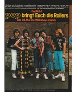 Bay City Rollers teen magazine pinup clipping scarfs pop big pants Bravo pix - $93.40 MXN