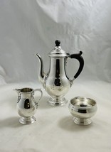 Antique Sterling Silver Birmingham 1931 Hallmarks, Sheffield Three Piece Tea Set - £1,079.19 GBP