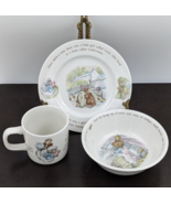 Wedgwood Beatrix Potter Mrs Tiggy Winkle Nursery Set 3 piece (mug, bowl,... - £21.10 GBP