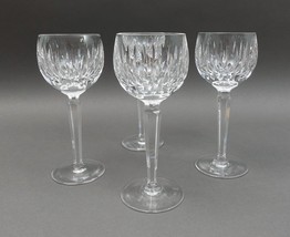 Waterford Crystal Ireland Eileen Hock Wine Glasses 7 3/8&quot; Set Of 4 - $194.99