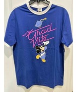 Disney Parks Grad Night Nite Ringer Adult L Large TShirt Mickey Mouse Gr... - $27.06 CAD