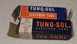 set of 2 Tung-Sol 12AT7 Electron Tubes NOS in box radio preamp - $38.69