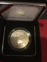 2014 P Proof Baseball Hall of Fame Silver Dollar! Original packaging! - £49.11 GBP