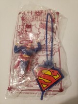 Vintage Subway 1998 DC Super Heroes Hangers Superman Promo Toy Sealed in Package - £11.71 GBP