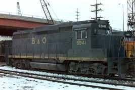 B&amp;O Baltimore &amp; Ohio 6941 GP30 Locomotive Chicago Area 1 Color Negative ... - £3.50 GBP