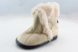 Jack &amp; Lily Beige Leather Warm Boot Toddler Girls Sz 6-12 - £17.40 GBP