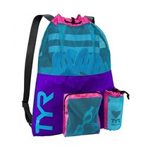 TYR Unisex Big Mummy Mesh Backpack, Purple/Blue, Medium  - $70.87 CAD