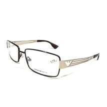 Emporio Armani EA 9599 CTO Eyeglasses Frames Brown Gold Square 55-16-140 - $111.99