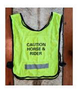 Horse Rider Reflective Vest and Horse Leg Bands New Without Tags Size Small - $12.99
