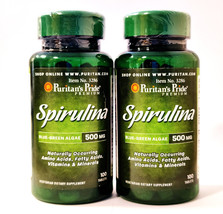 Spirulina 500mg 200 Tablets Immune System Booster, Energy, Detox - £16.54 GBP