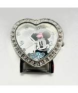 Disney Watch Minnie Mouse Heart Shaped Working No Band Mzb Min151k - $6.79