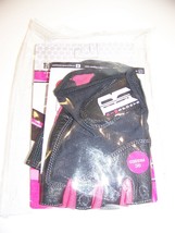 Women&#39;s Fit Grip Weight Lifting Gloves Brand New Large Pink Black - £10.08 GBP