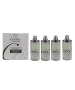 Eau de Cartier Concentree 4 x 0.8 oz EDT Refillable Pocket Spray New in ... - $99.95