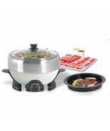2.0 Qt NEC-202B Electric Shabu Shabu and Grill For Traveling, Party By C... - $1,095.80 MXN