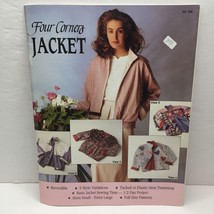 Vintage 1990 Four Corners Jacket Reversible 5 Style Variations Full Size Pattern - $19.99