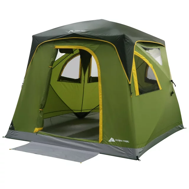  Ozark Trail 4 Person Instant Tent Pop-up Hub Tent, Green - £402.06 GBP