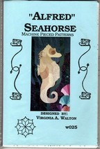 Seahorse Alfred W025 Machine Pieced Quilt Patterns Virginia Walton 1992 - £13.63 GBP