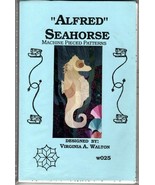 Seahorse Alfred W025 Machine Pieced Quilt Patterns Virginia Walton 1992 - £13.63 GBP