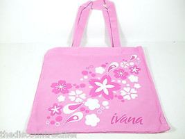 Handbag Designer Tote Floral Design Pattern Pink Carry Bag Day Travel Bags PC - £6.09 GBP