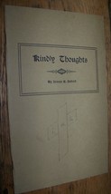C1937 VINTAGE KINDLY THOUGHTS PRAYER POETRY BOOK OVID NY J OSFORD BIBLE ... - $12.86