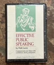 Effective Public Speaking #318 Cassette Tape Audio Dr Walt Lacey Nationa... - $24.95
