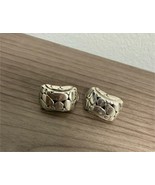 John Hardy Kali Hi-Way Sterling Silver Omega Back Clip On Earrings Rare - $961.44 CAD