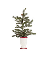 Mini Pine Tree with Ceramic Pot (Set of 2) - $87.04 CAD