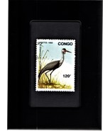 Tchotchke Framed Stamp Art Collectable Postage Stamp - The Waddled Crane - £7.07 GBP