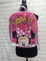 Disney Minnie Mouse Girls Toddler Pink School Backpack 14x12x4 - NWT - £9.69 GBP