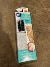 Whisker City Kitty Nail Caps Black &amp; Clear size Medium NEW - $9.89