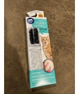 Whisker City Kitty Nail Caps Black &amp; Clear size Medium NEW - $9.89