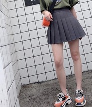 Black Pleated Mini Skirt Women Girl Petite Size Pleated Mini Skirt Tennis Skirt image 2