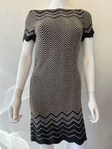 Tory Burch Kent Sweater Dress Chevron Knit Merino Wool Size X Small - £50.96 GBP