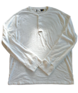 Polo Ralph Lauren Men&#39;s Long Sleeve Cotton Henley Shirt T-Shirt, White, ... - £44.44 GBP
