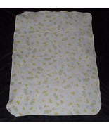 VINTAGE CHATHAM BABY BLANKET PINK YELLOW TEDDY BEARS &amp; EASTER BUNNY RABBITS - £34.07 GBP