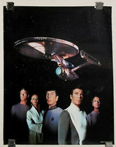 Original 1979 Star Trek tv movie 24x20 premium poster:Mr Spock,Captain K... - £16.98 GBP