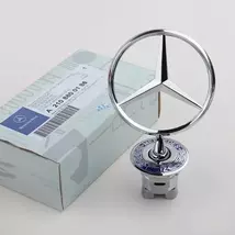 For Mercedes-Benz Front Hood Ornament Mounted Standing Star Badge Emblem... - $35.90