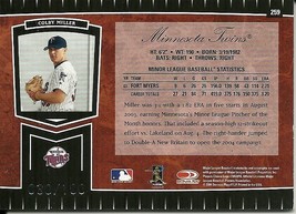 2004 Leaf Certified Cuts Marble Signature Red Colby Miller 259 Twins 030/100 - £3.14 GBP