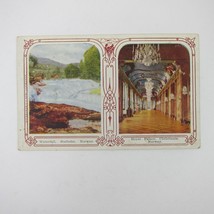 Postcard Norway Waterfall Stalhelm &amp; Royal Palace Christiania Antique Unposted - £4.78 GBP