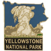 Yellowstone National Park Old Faithful Pin 1&quot; - £14.84 GBP
