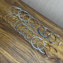 Vintage LOT Bangle Bracelets Spacer Metal Faux-Rhinestones FASHION Enamel - $18.68