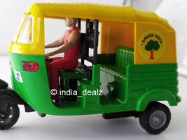 Centy Toy Pull Back Auto Rickshaw Taxi Green automobile car vehicle baby... - £9.53 GBP