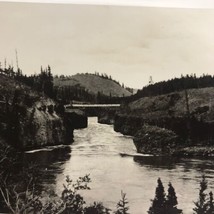 RPPC Vintage Miles Canyon Yukon Canada Robert Lowe Bridge Postcard - £10.29 GBP