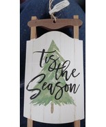 P.Graham Dunn Christmas Holiday Tis The Season Wood Ornament - NEW! - $14.93 CAD