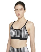 Nike Women&#39;s Dri-FIT Indy Icon Clash Light-Support Padded Houndstooth Sports Bra - £14.95 GBP