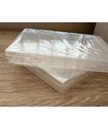 2 PACK 24M Clear Plastic Durable Case Storage Box 8.3&quot; X 6&quot; X 1&quot; NEW - $302.71 MXN