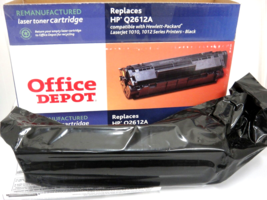 Office Depot Laser Toner Cartridge Replaces HP Q2612A for 1010 1012 Sealed - $14.84