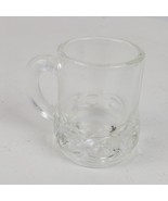 Vintage Estate Beer Mug Shot Glass Clear 2 Inch Kitchen &amp; Bar - $15.04 CAD
