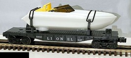 Lionel O Scale Flat Car with Operating Boat 6-16661 w Box - Never Run 4 - $19.98